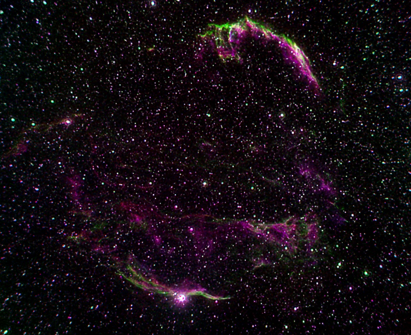 Supernova Remnants NGC 6960, NGC 6992 and NGC 6995: cyg-30-00-hos2