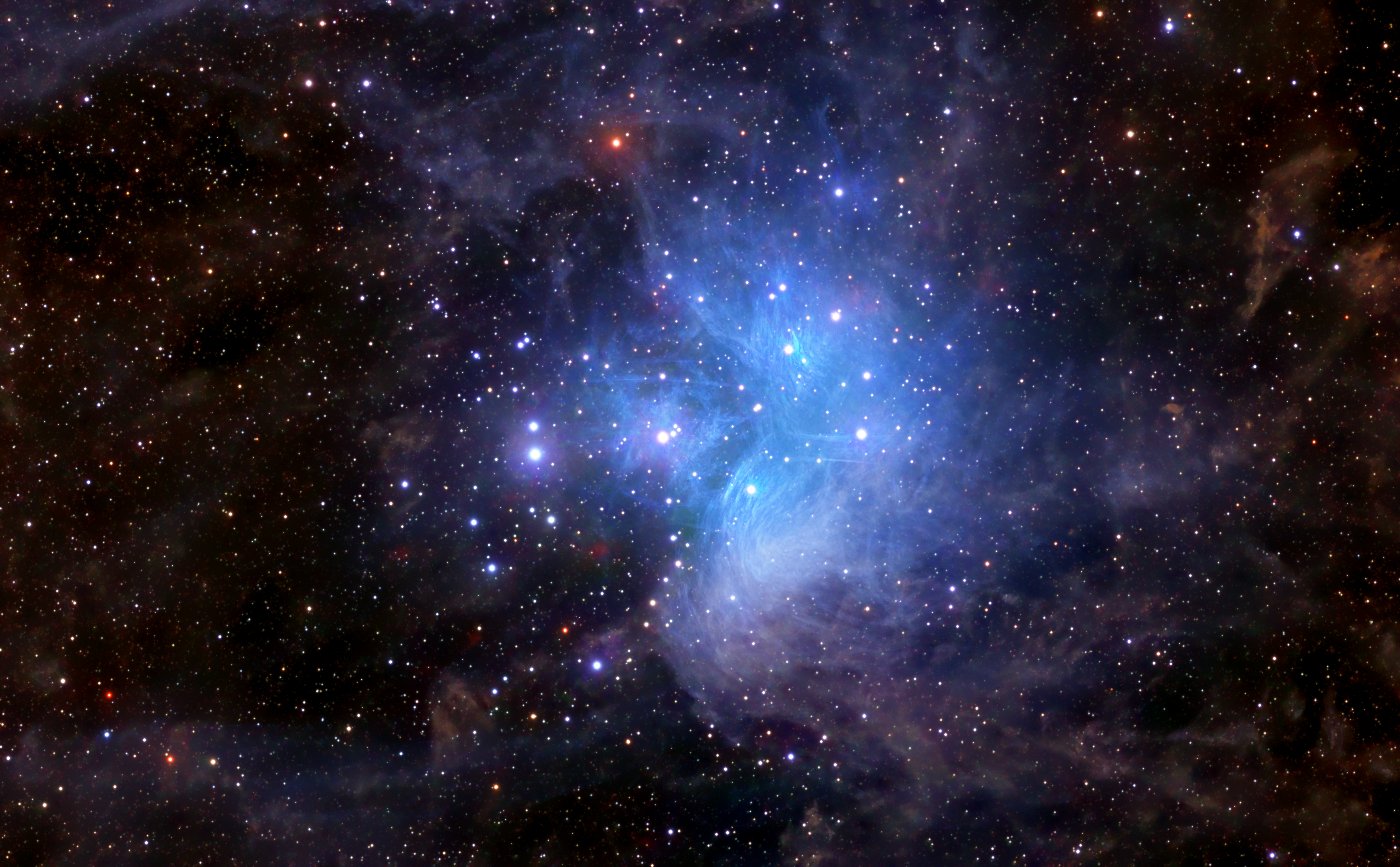 Pleiades (M45) with SDSS I'R'G' filters