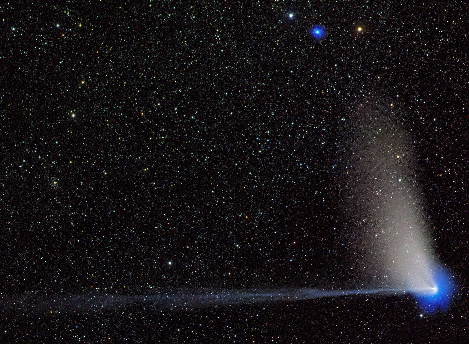 Comet C/2022 E3 (ZTF) and Comet C/2022 U2 (ATLAS) on Feb 07, 2023. FOV: 5.2°x3.8°