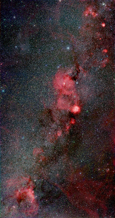 Milky Way from Monoceros to Gemini