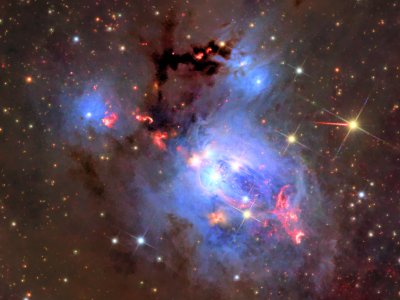 Reflection Nebula IC 5134 and NGC 7129
